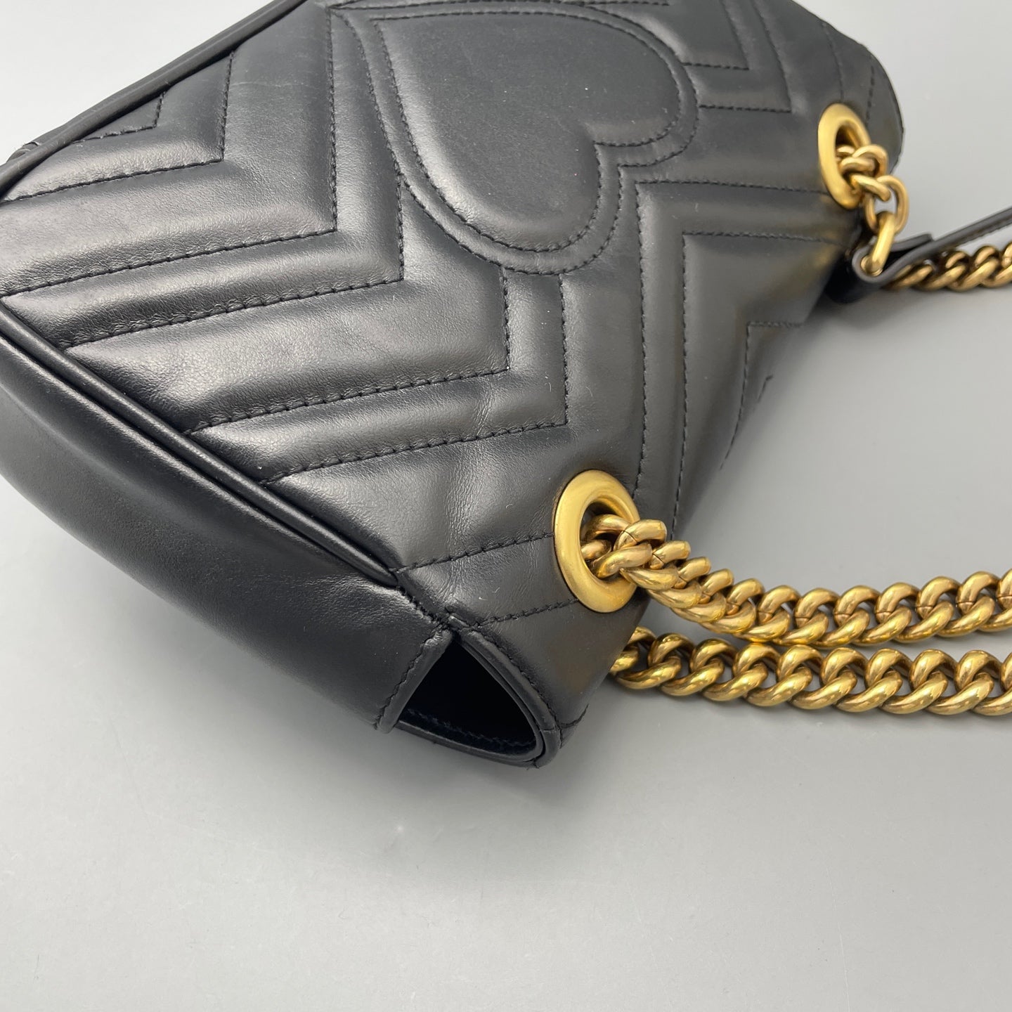 Gucci - Marmont - Leather - Black - (mini)