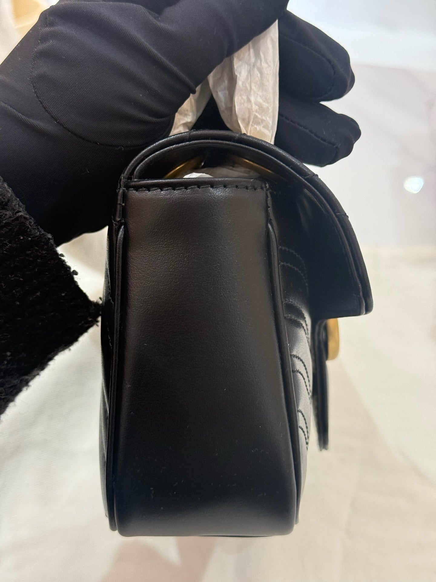 Gucci - Marmont - Leather - Black - (mini)