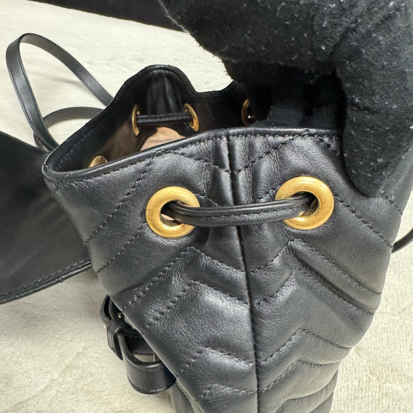 Gucci - Marmont - Leather - Black - (mini)