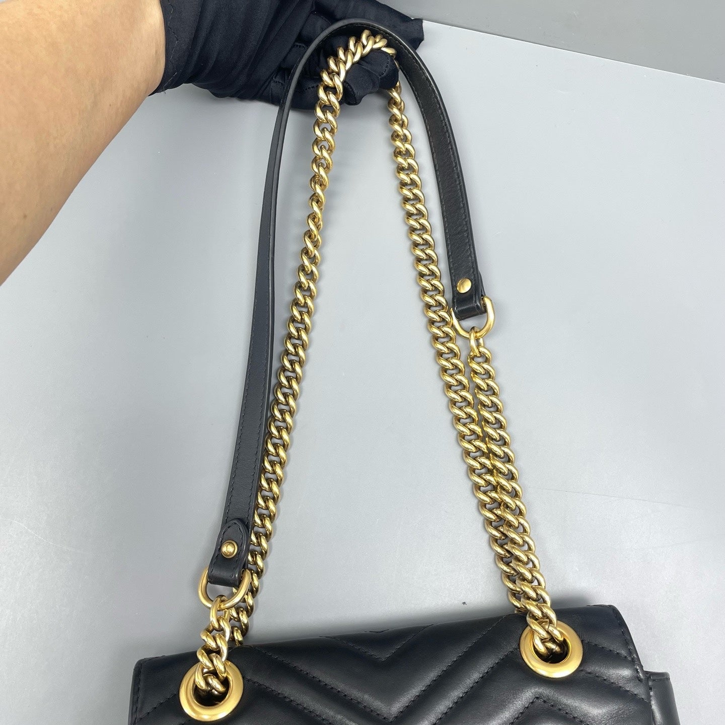 Gucci - Marmont - Leather - Black - (mini)