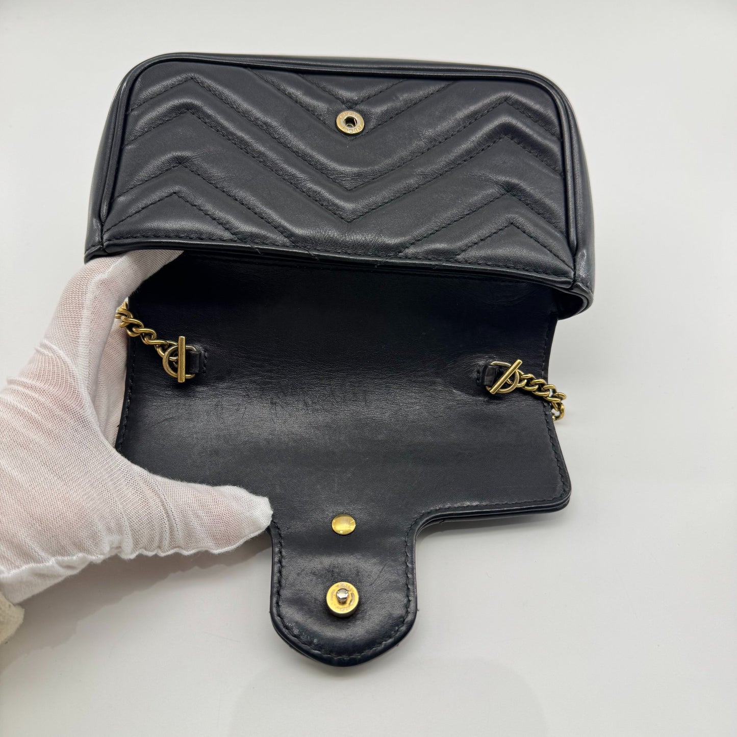Gucci - Marmont - Leather - Black - (mini)