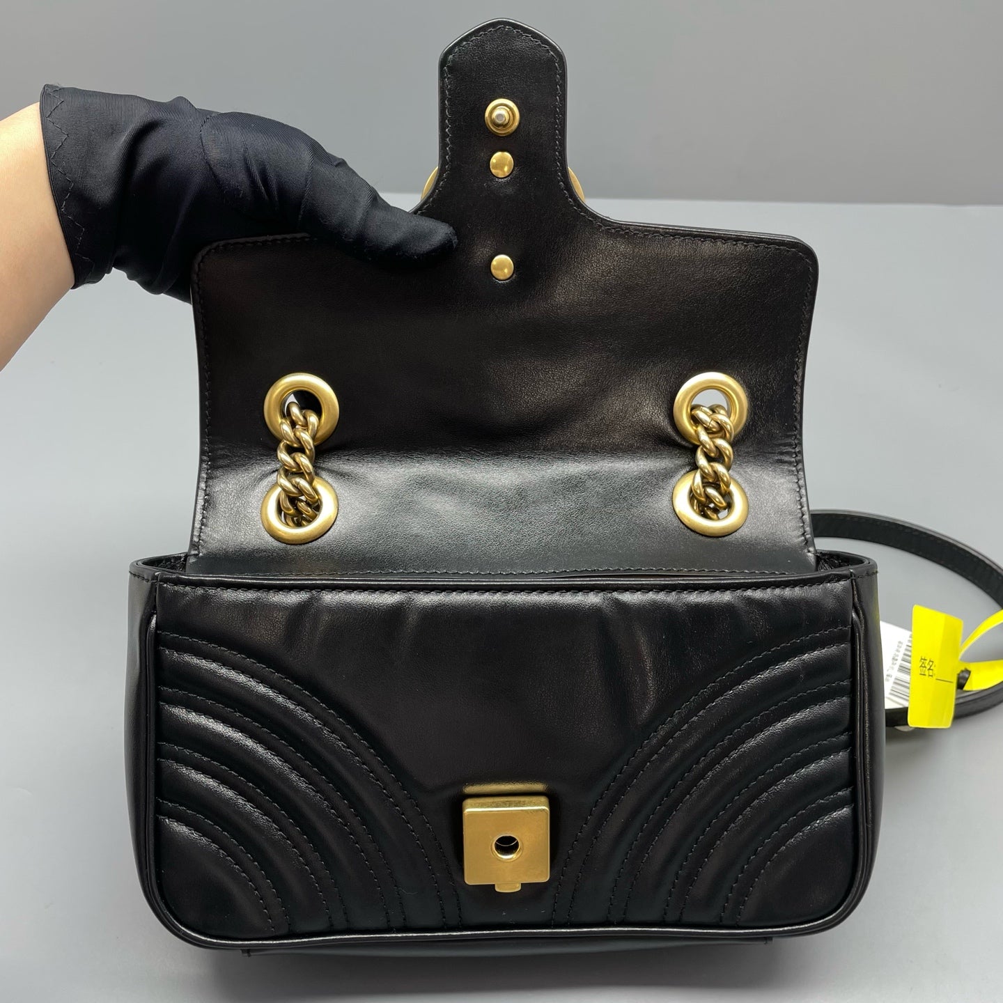 Gucci - Marmont - Leather - Black - (mini)