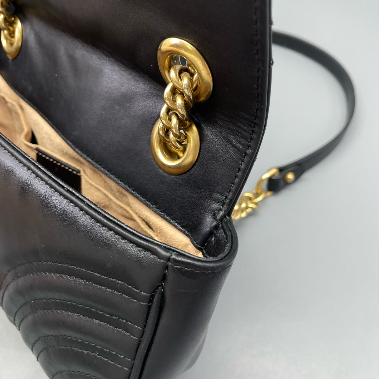 Gucci - Marmont - Leather - Black - (mini)