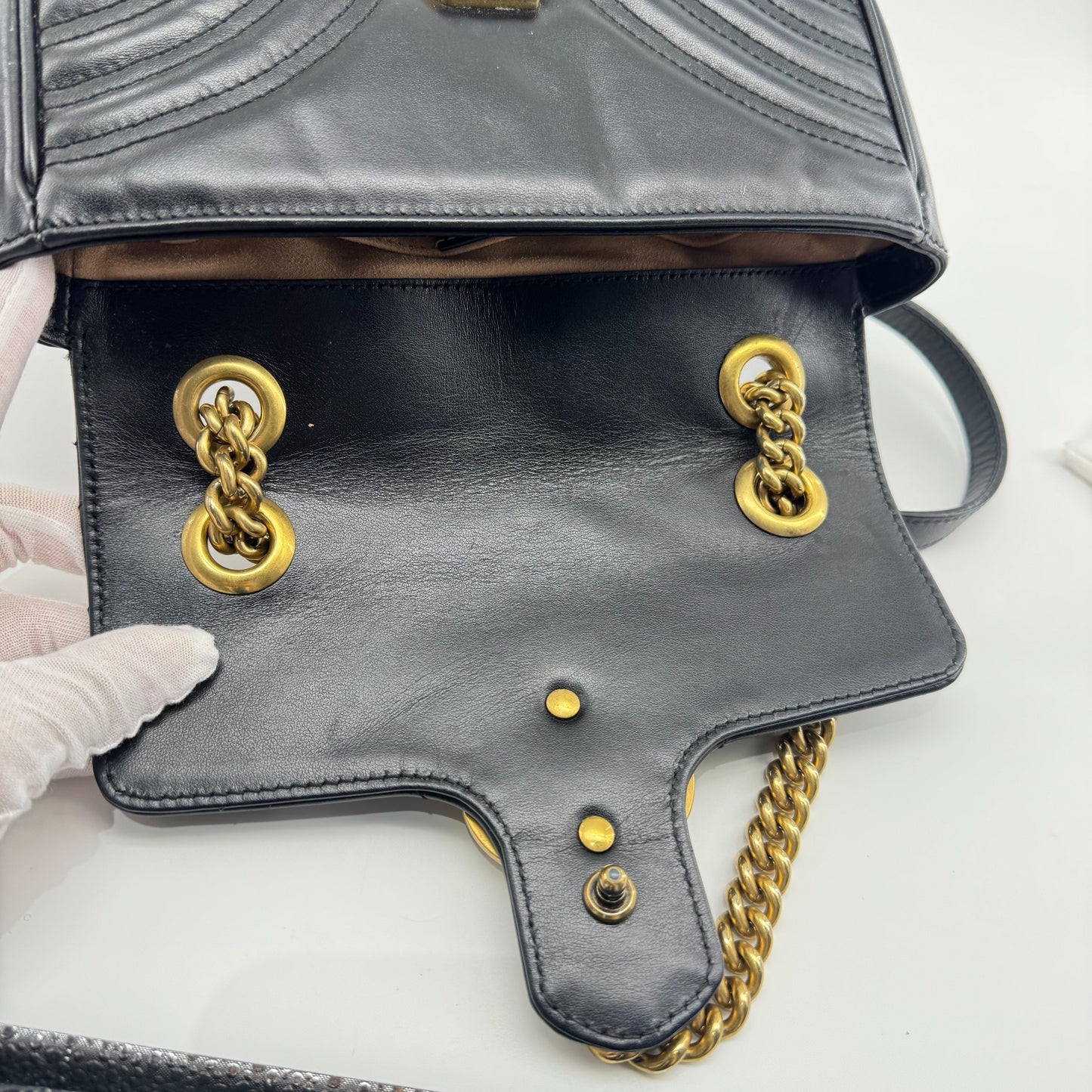 Gucci - Marmont - Leather - Black - (mini)