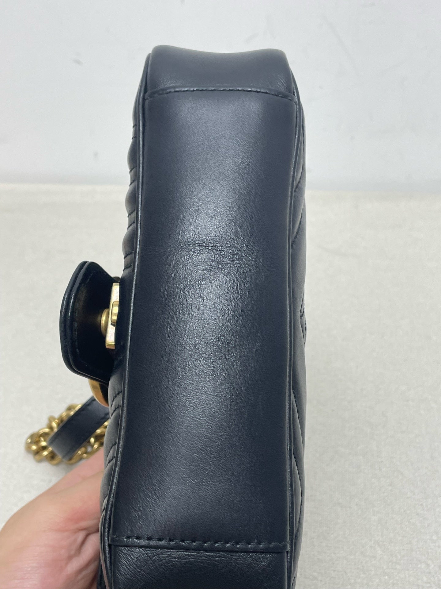 Gucci - Marmont - Leather - Black - (mini)