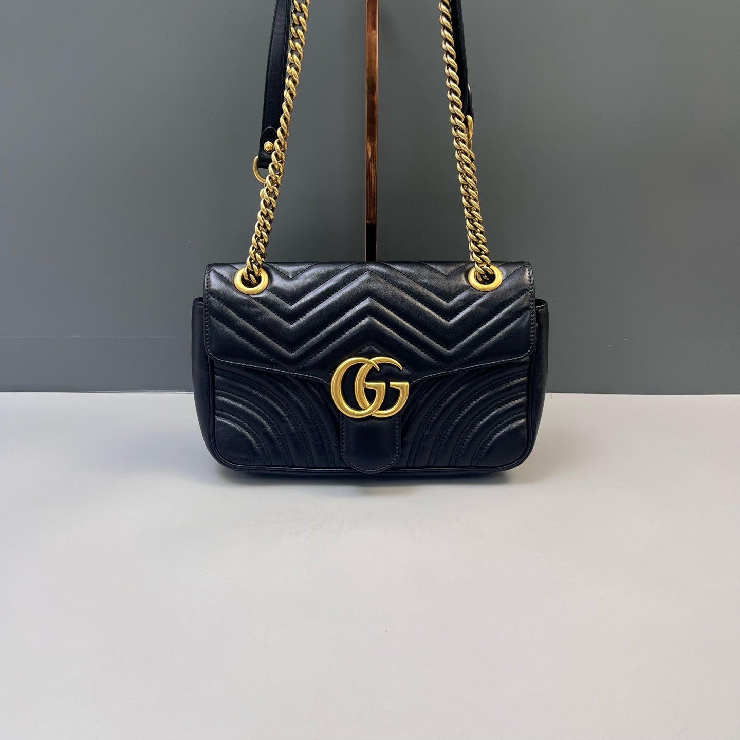 Gucci - Marmont - Leather - Black - (small)
