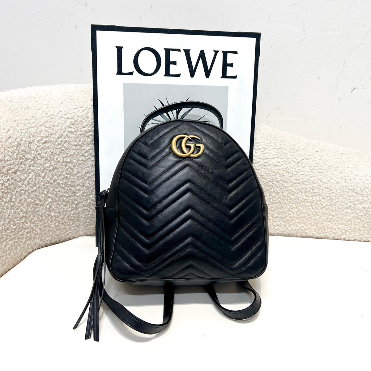 Gucci - Marmont - Leather - Black - (small)
