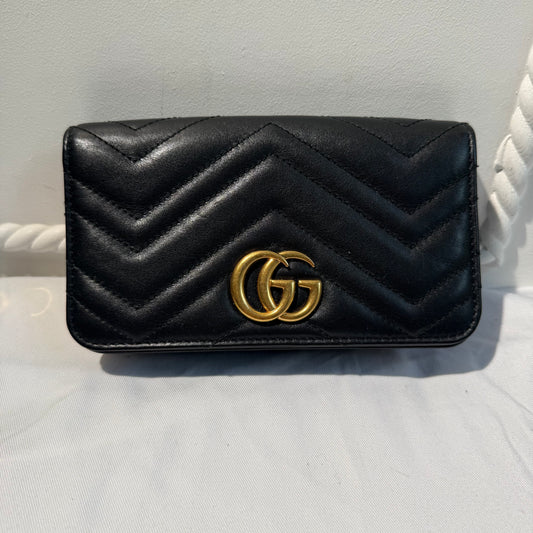 Gucci - Marmont - Leather - Black - (small)
