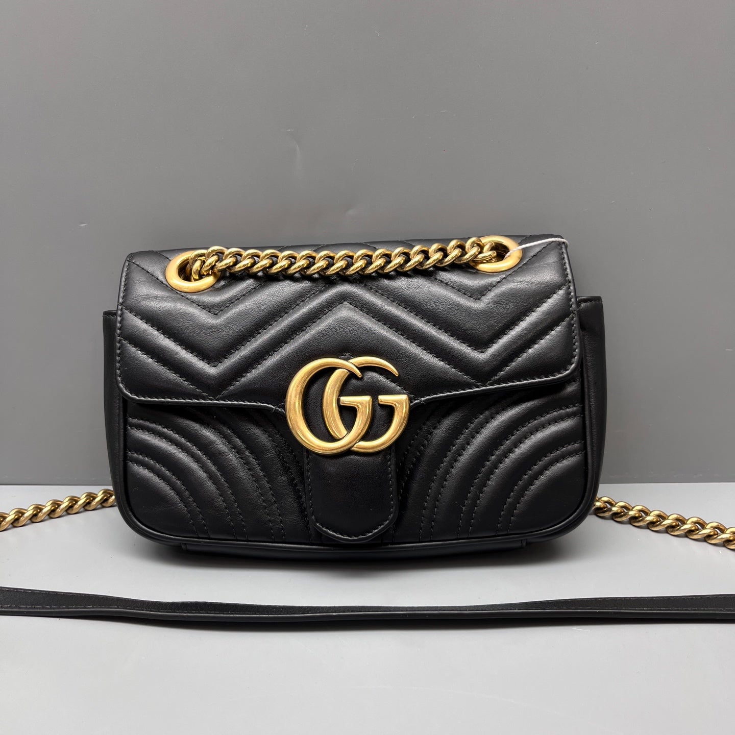 Gucci - Marmont - Leather - Black - (small)