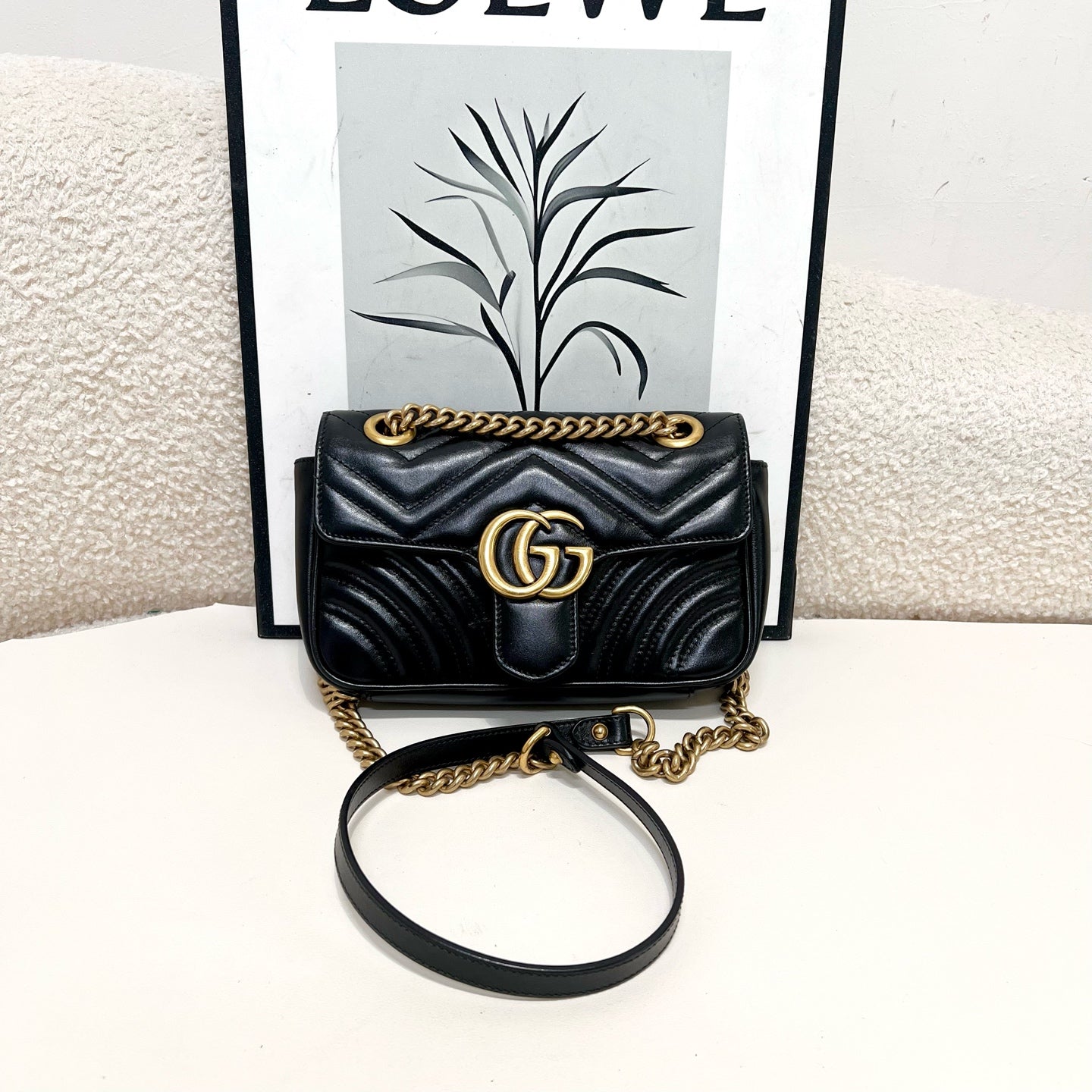 Gucci - Marmont - Leather - Black - (small)