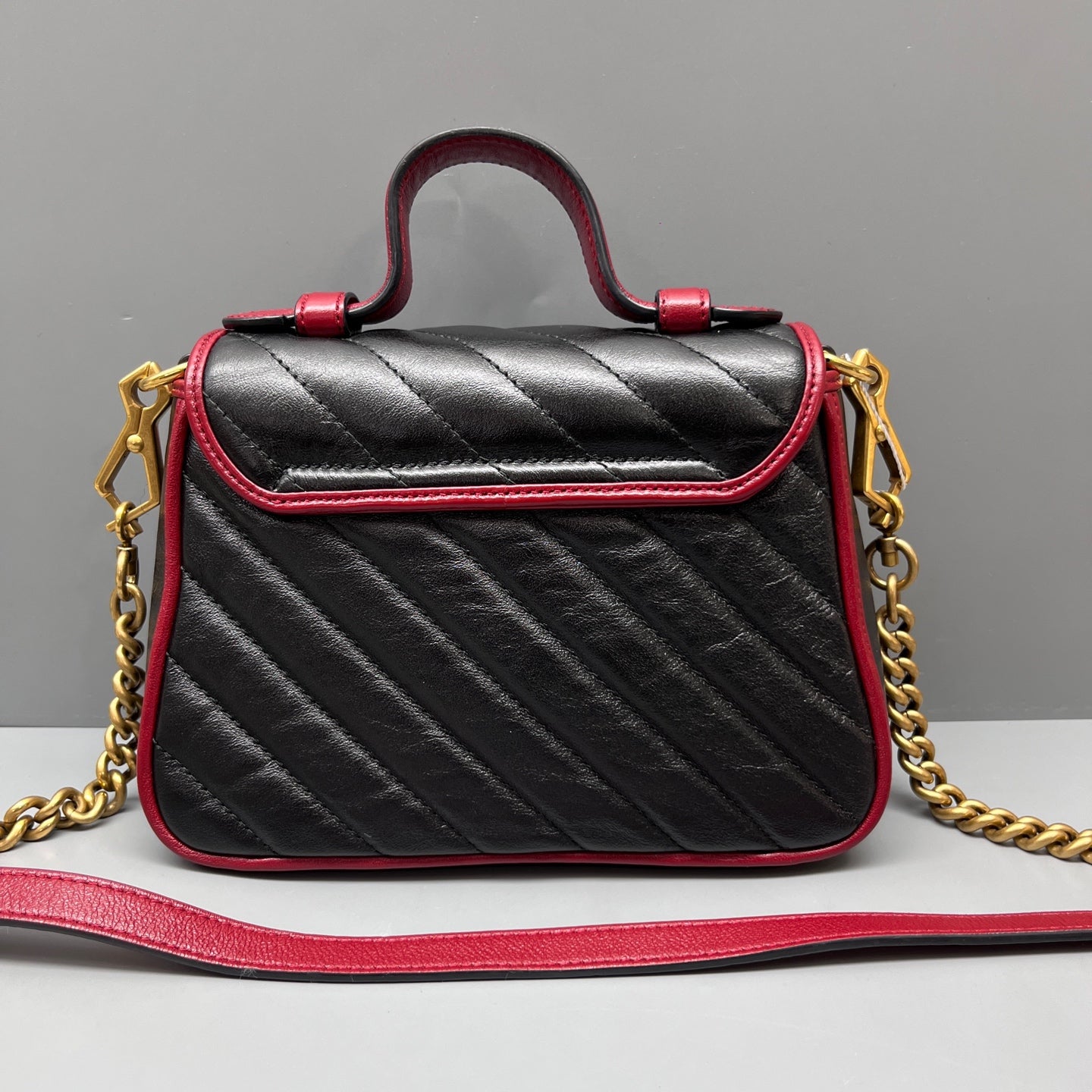 Gucci - Marmont - Leather - Black - (small)
