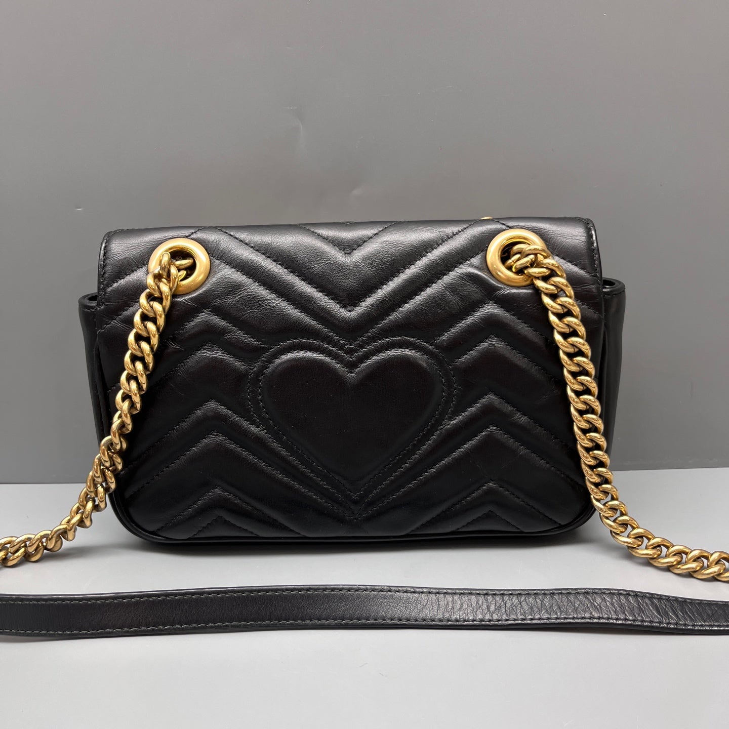 Gucci - Marmont - Leather - Black - (small)