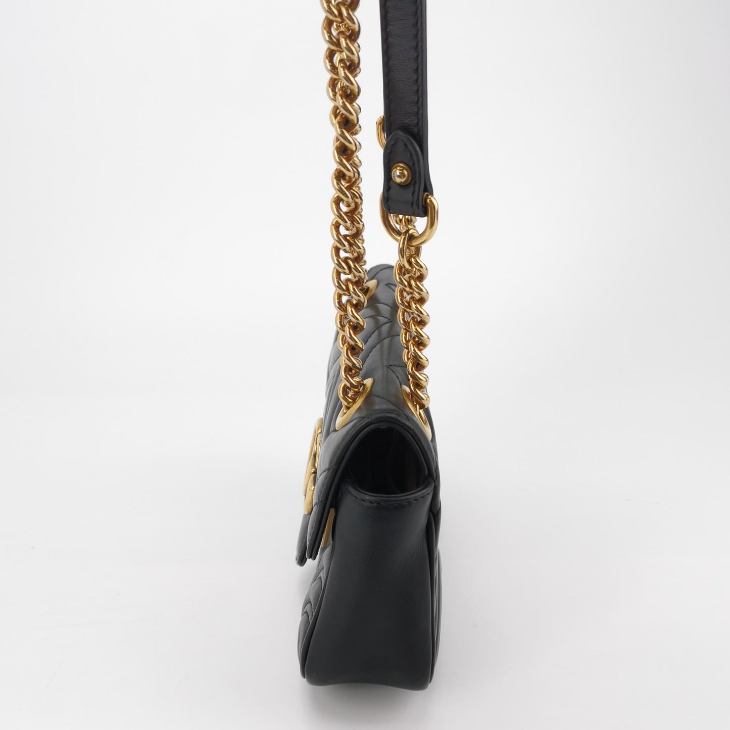 Gucci - Marmont - Leather - Black - (small)