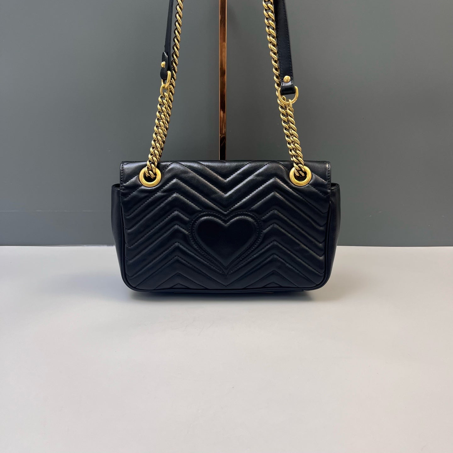 Gucci - Marmont - Leather - Black - (small)