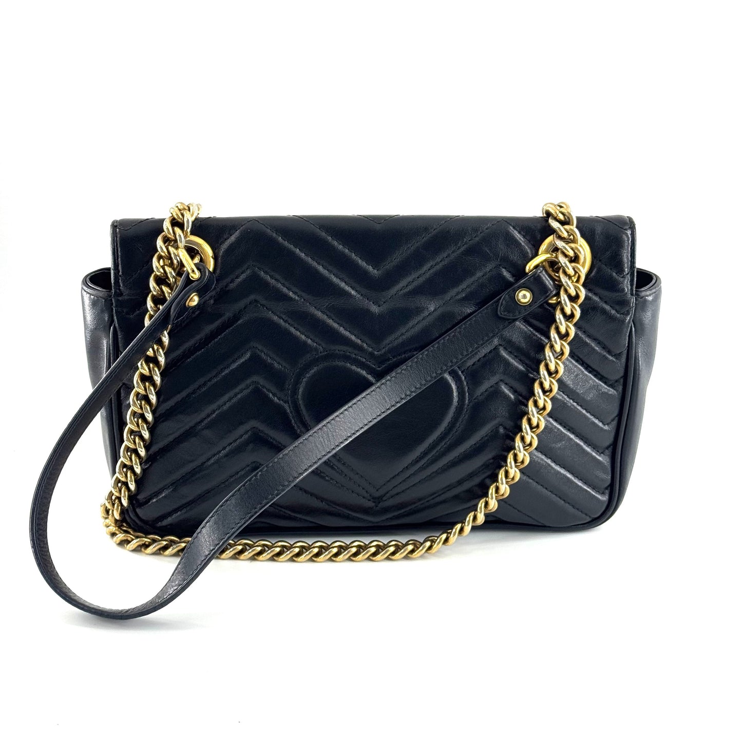 Gucci - Marmont - Leather - Black - (small)