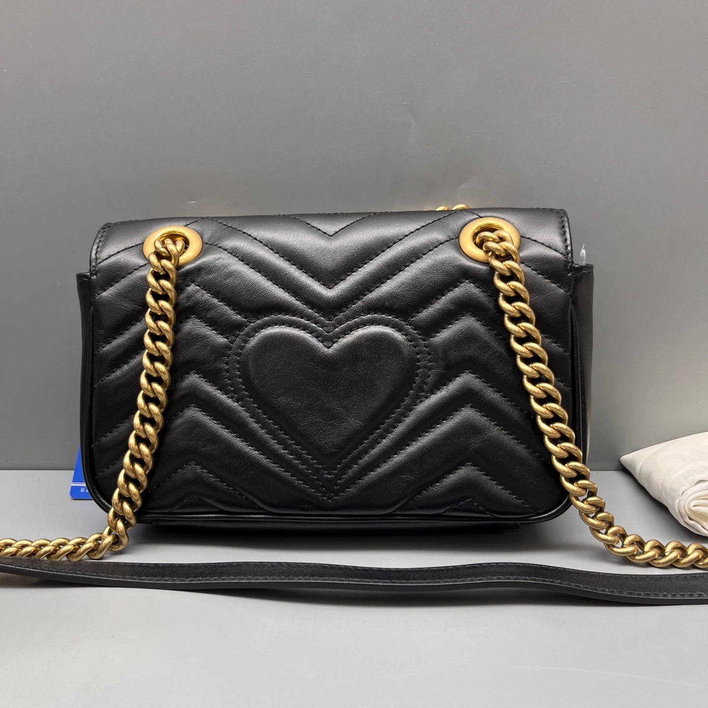 Gucci - Marmont - Leather - Black - (Small)