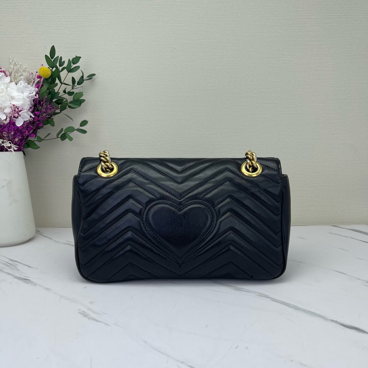 Gucci - Marmont - Leather - Black - (small)
