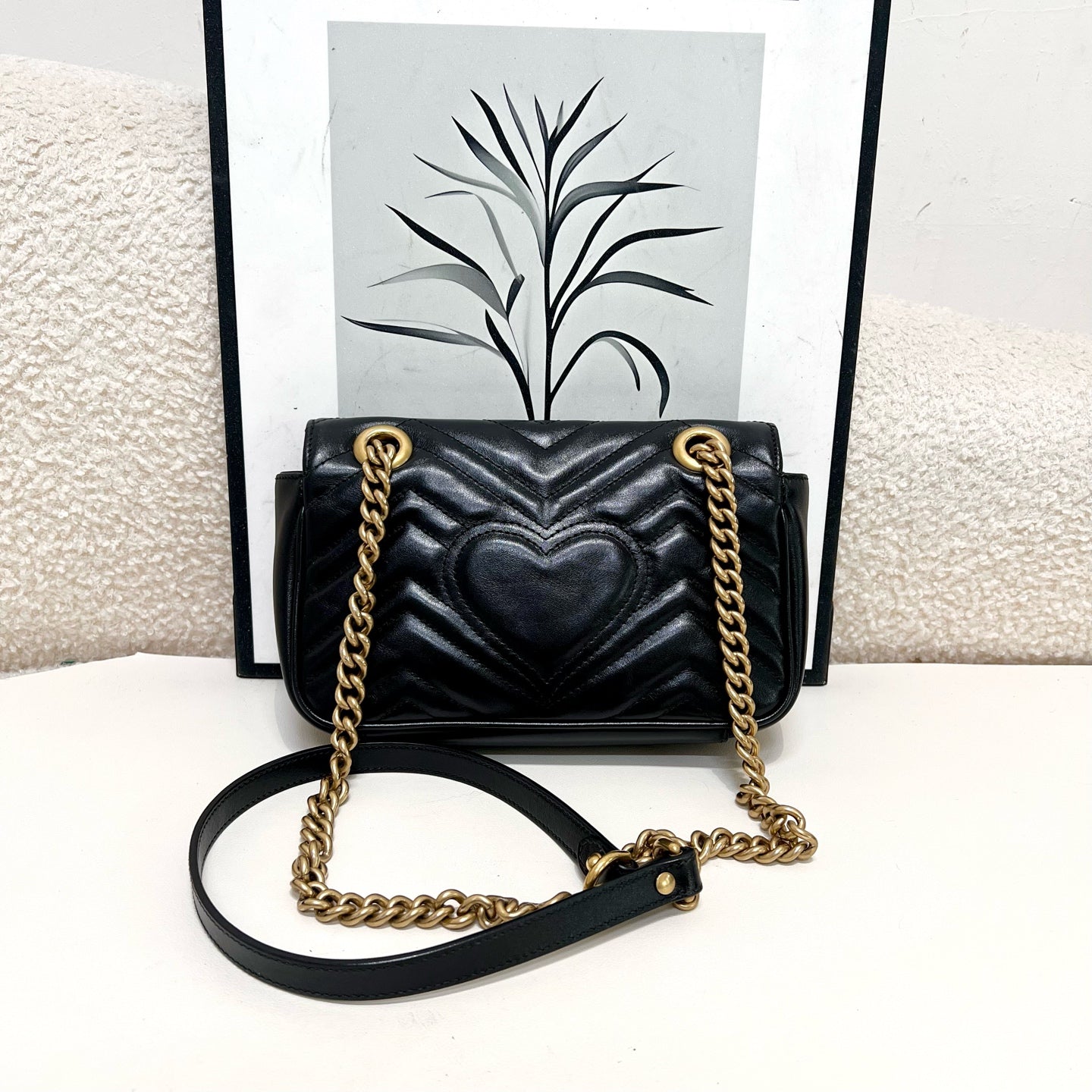 Gucci - Marmont - Leather - Black - (small)