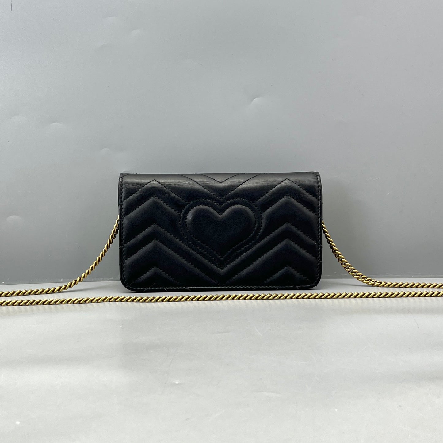 Gucci - Marmont - Leather - Black - (small)
