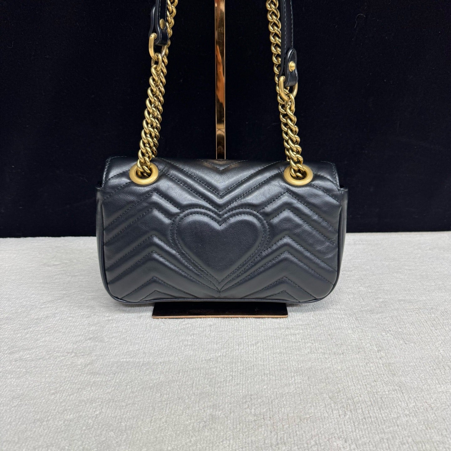 Gucci - Marmont - Leather - Black - (small)