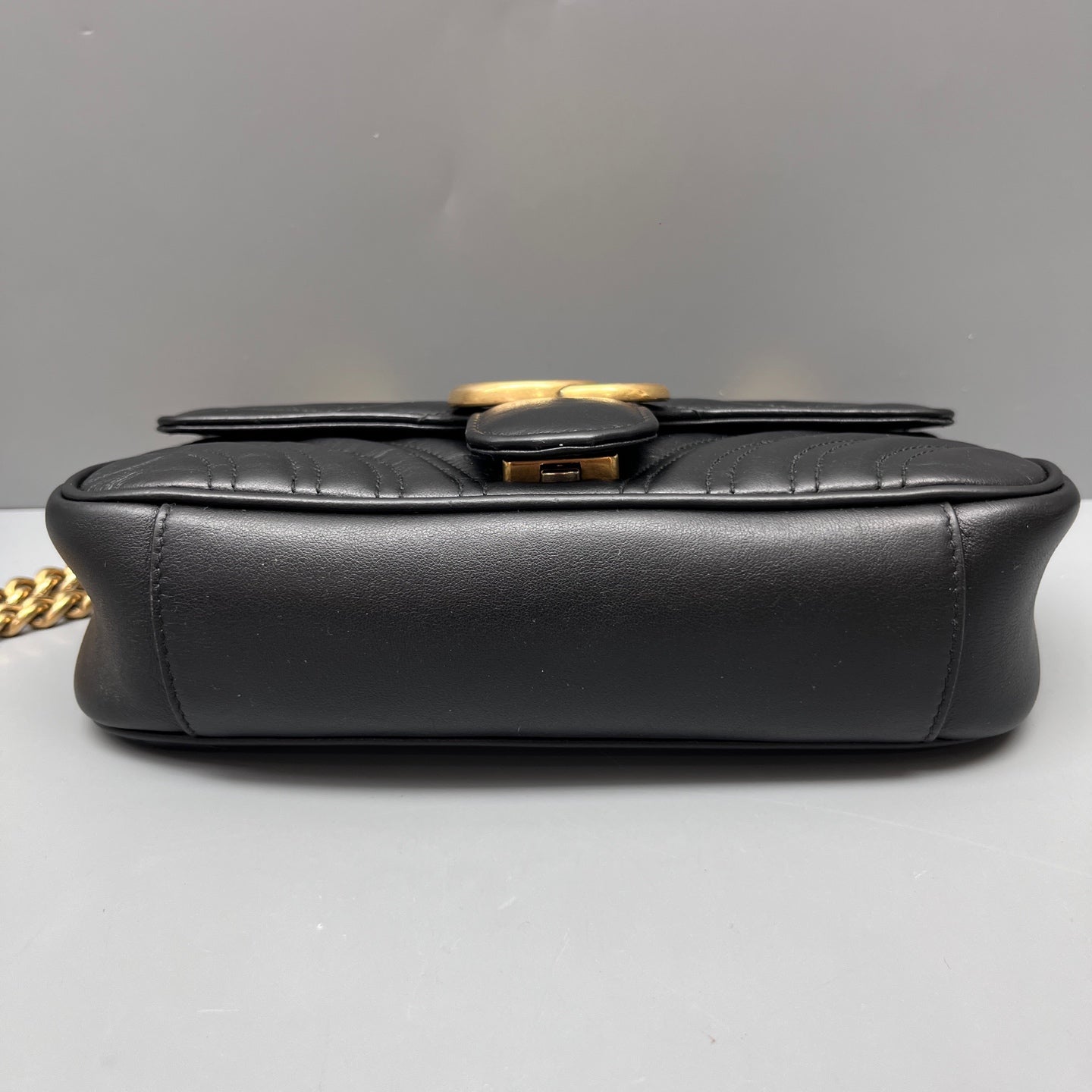 Gucci - Marmont - Leather - Black - (small)