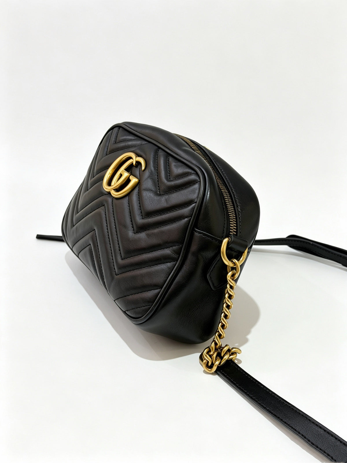Gucci - Marmont - Leather - Black - (small)