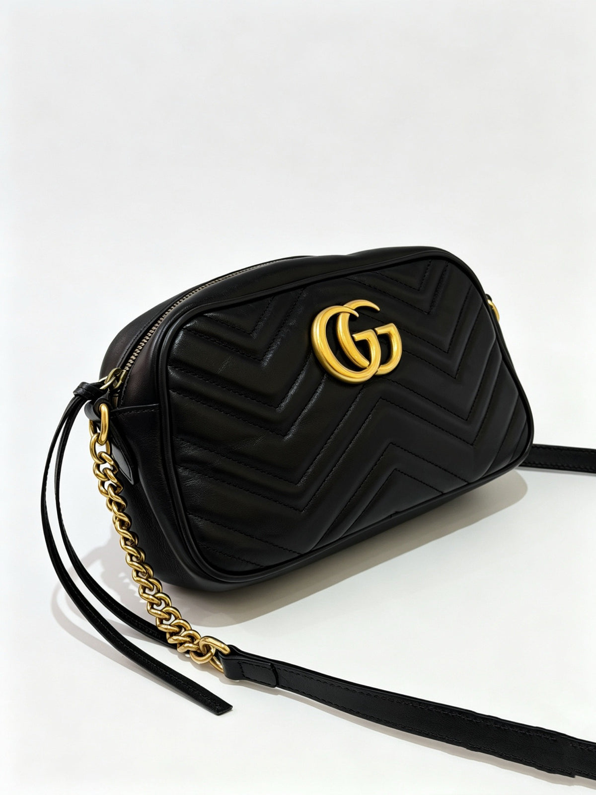 Gucci - Marmont - Leather - Black - (small)