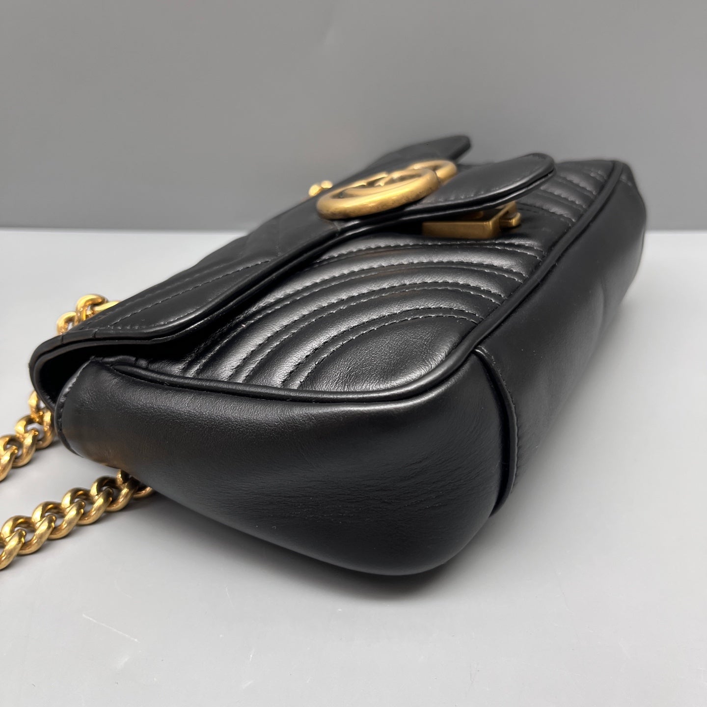Gucci - Marmont - Leather - Black - (small)