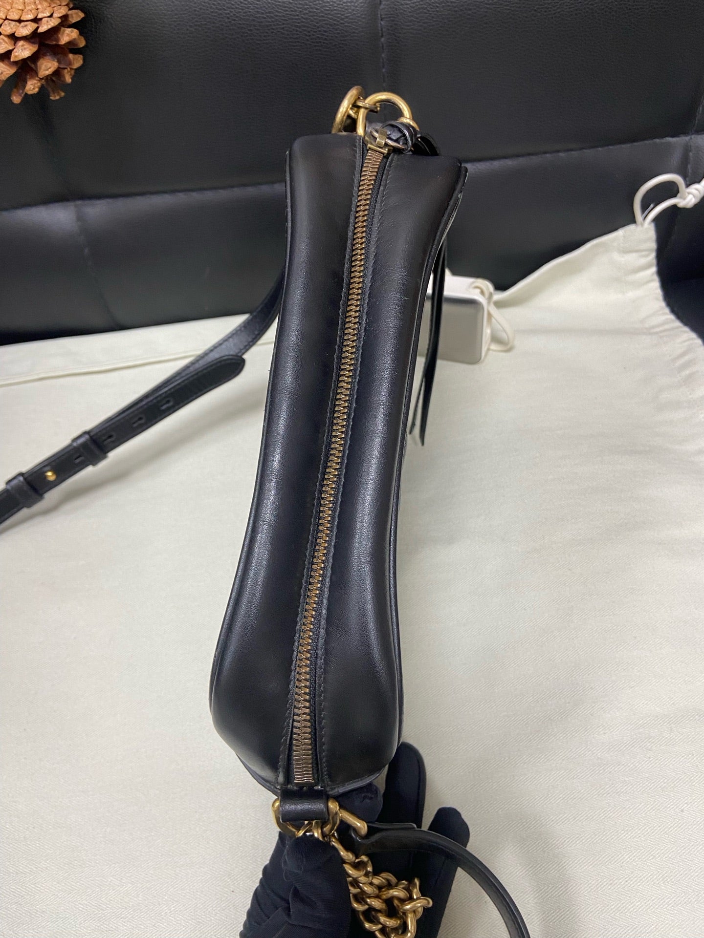 Gucci - Marmont - Leather - Black - (small)
