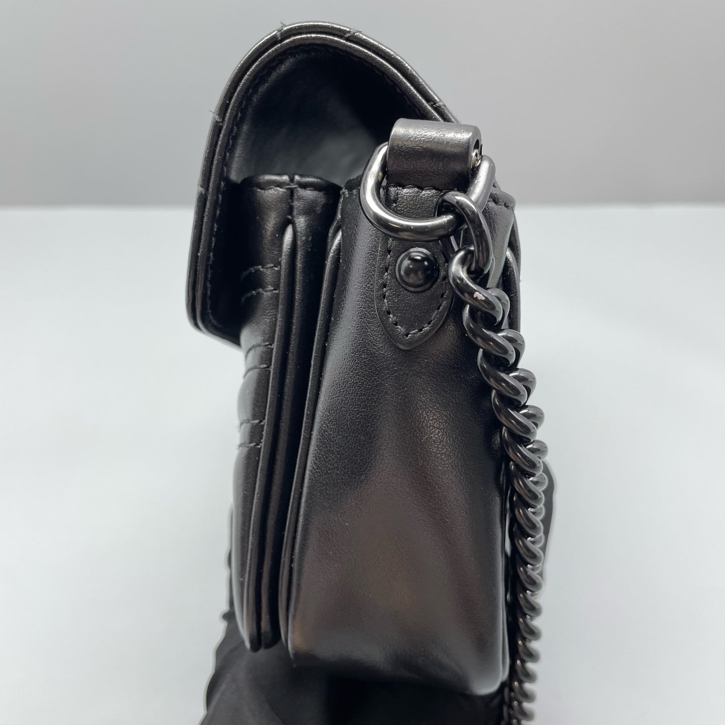 Gucci - Marmont - Leather - Black - (small)
