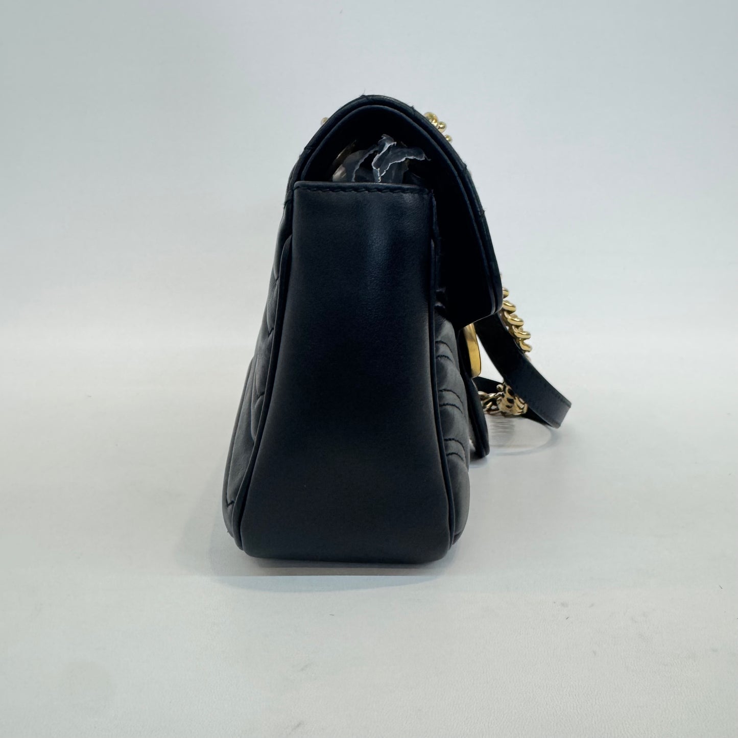 Gucci - Marmont - Leather - Black - (small)
