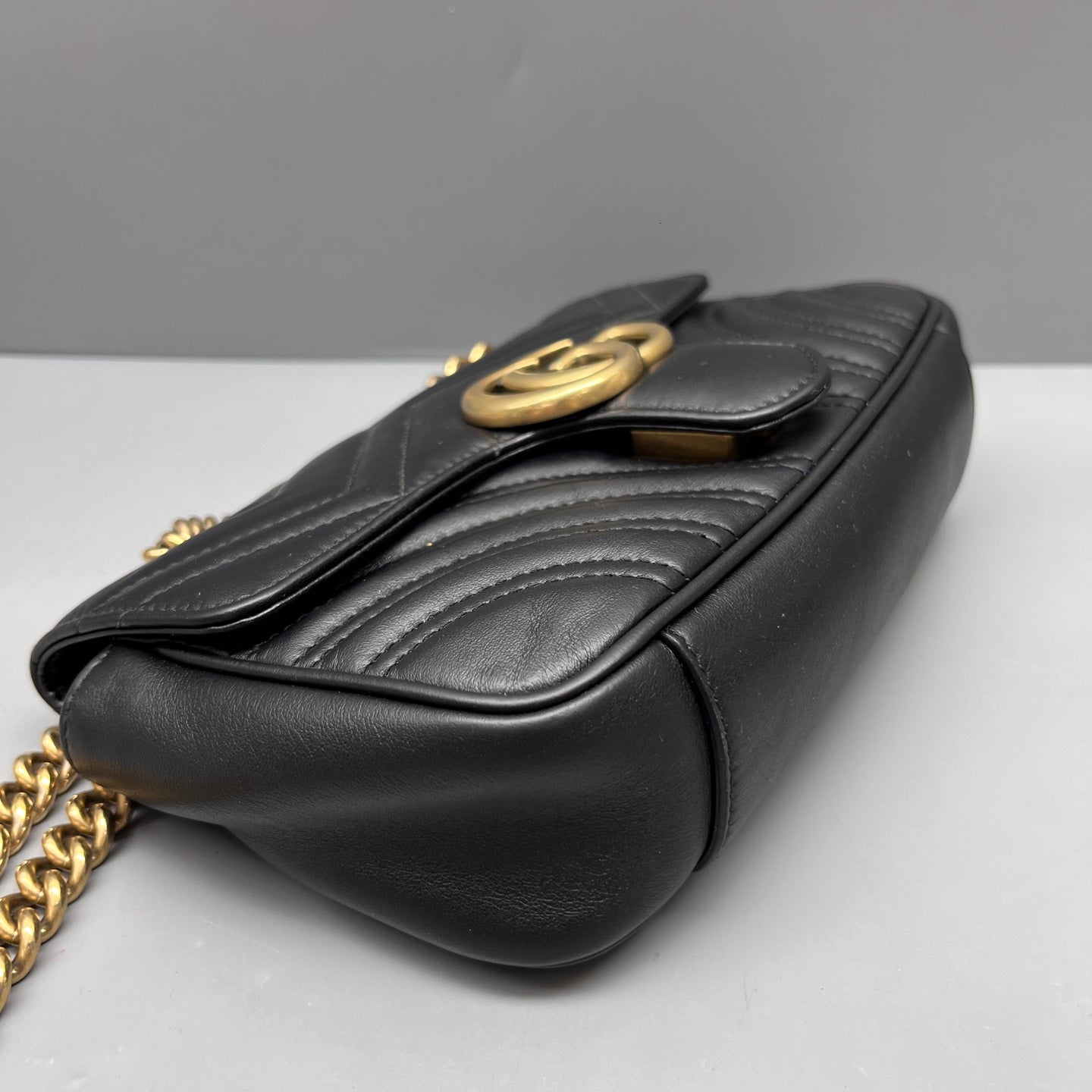 Gucci - Marmont - Leather - Black - (small)