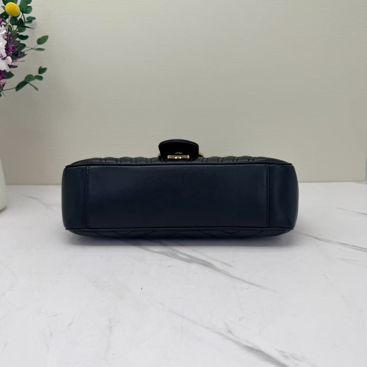 Gucci - Marmont - Leather - Black - (small)