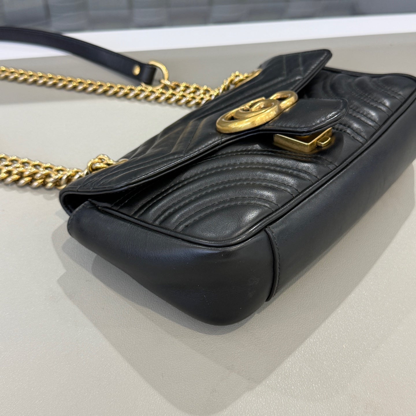 Gucci - Marmont - Leather - Black - (small)