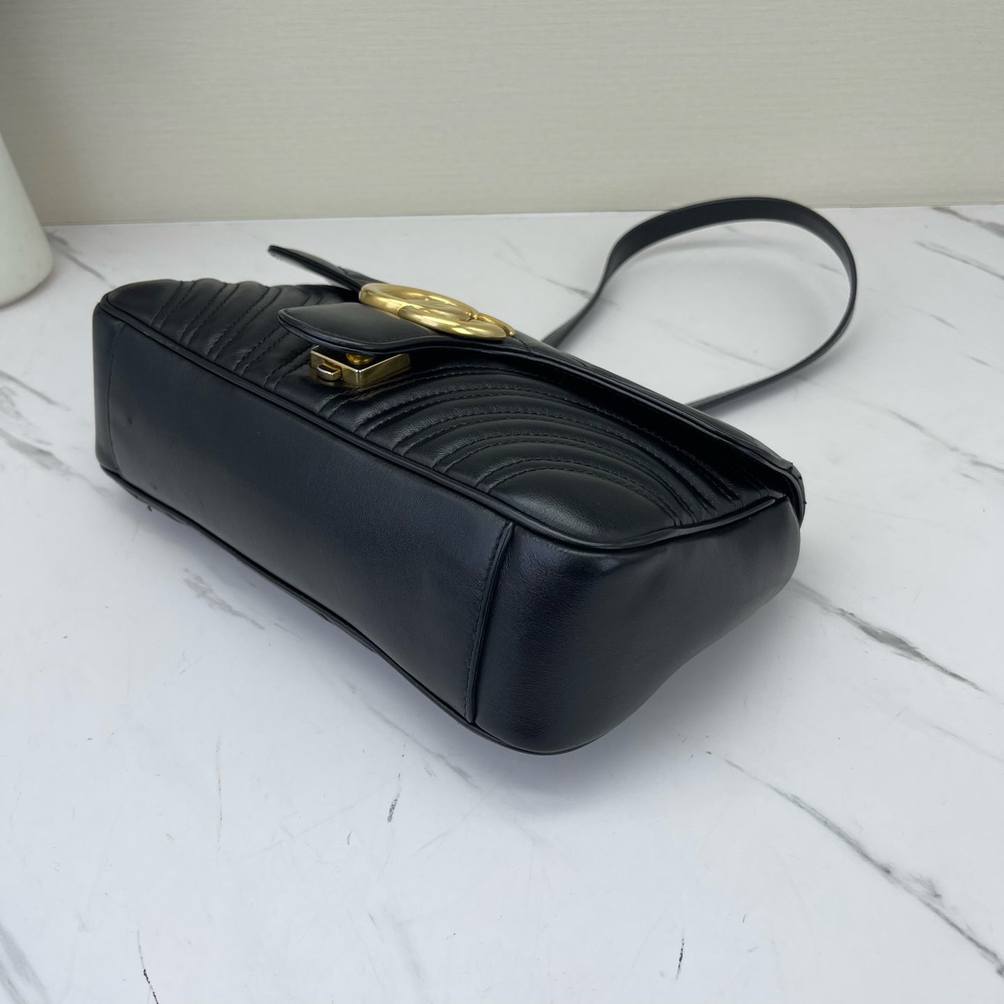 Gucci - Marmont - Leather - Black - (Small)
