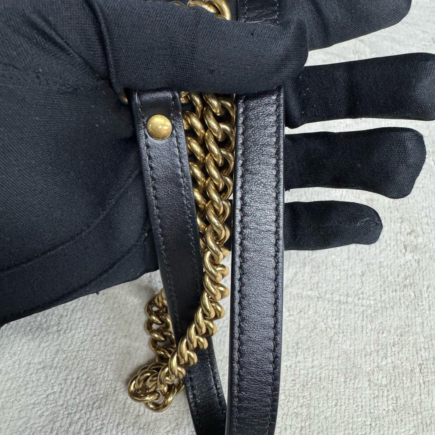 Gucci - Marmont - Leather - Black - (small)