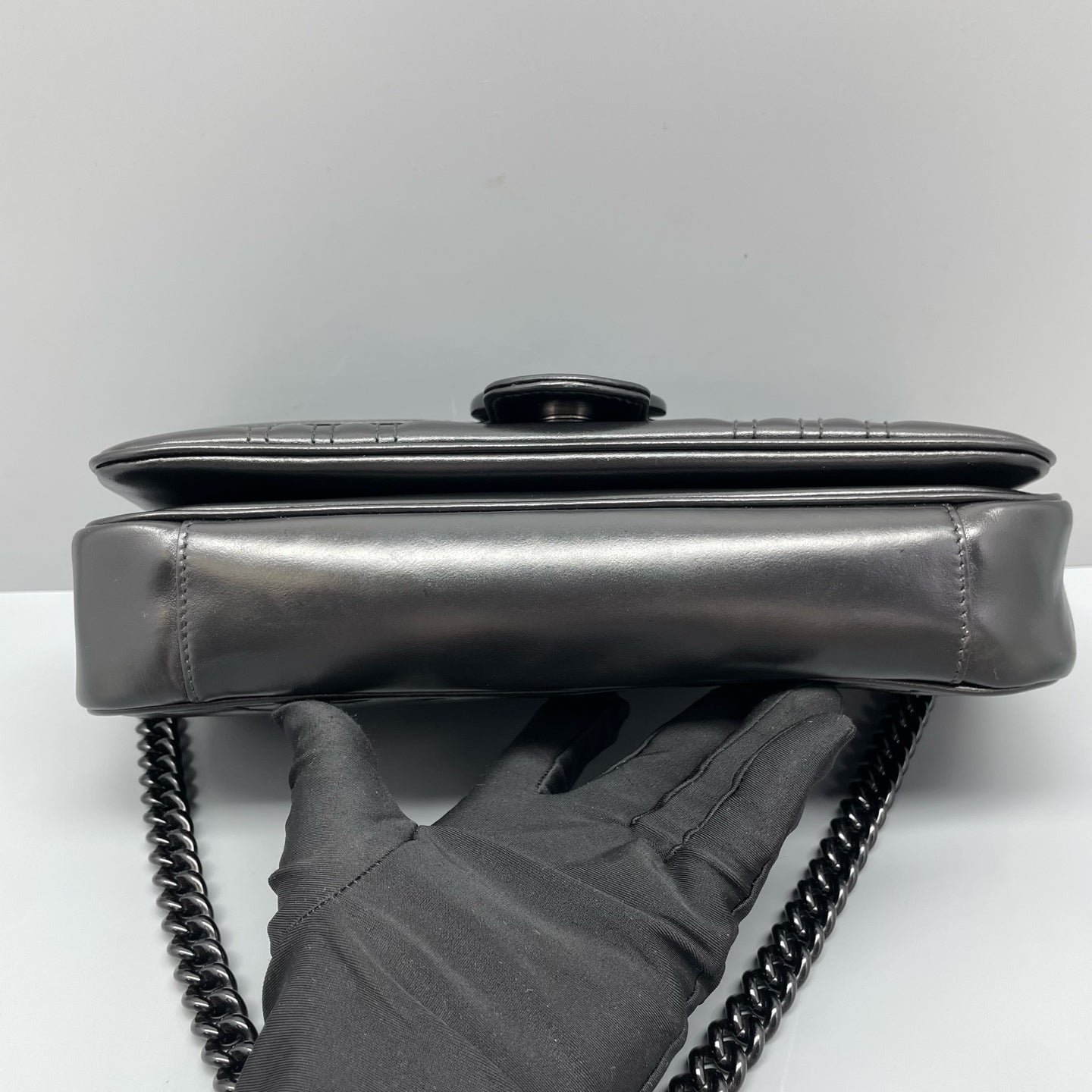 Gucci - Marmont - Leather - Black - (small)