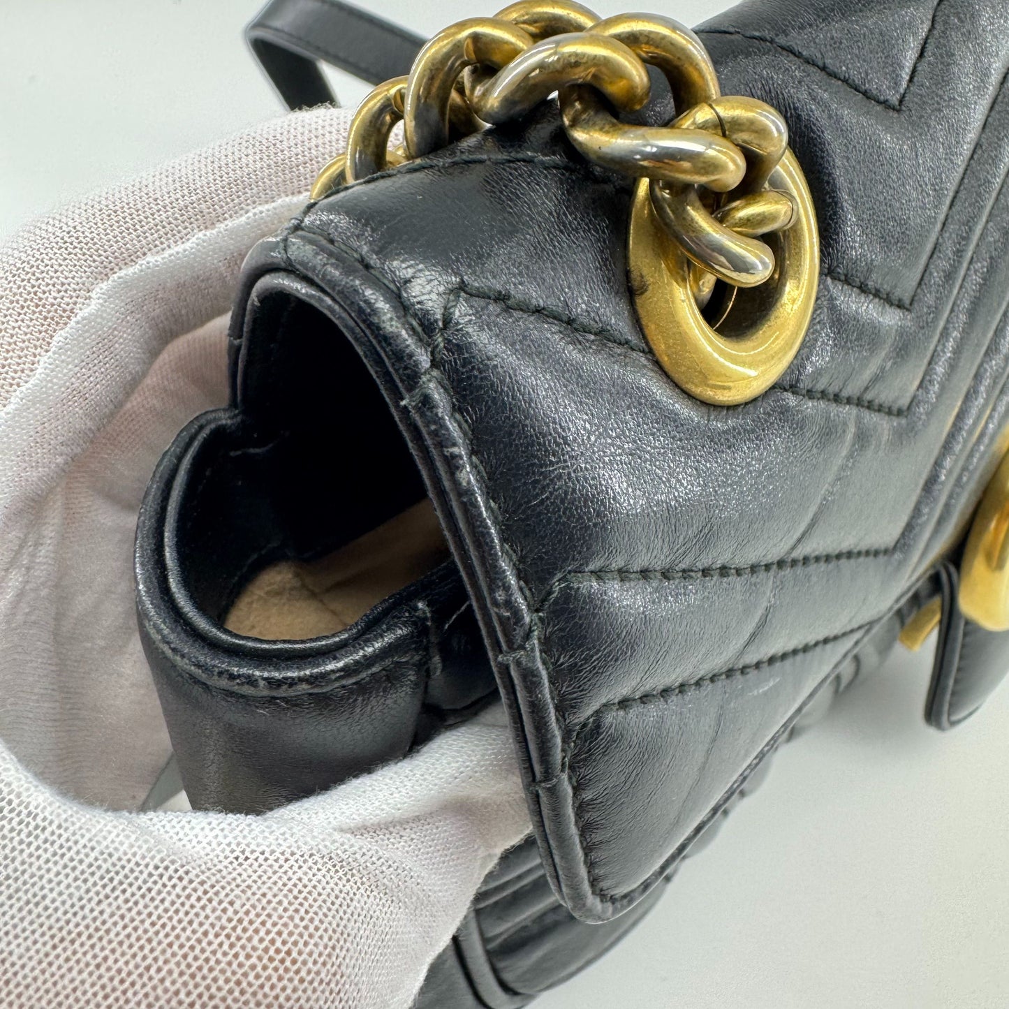 Gucci - Marmont - Leather - Black - (small)