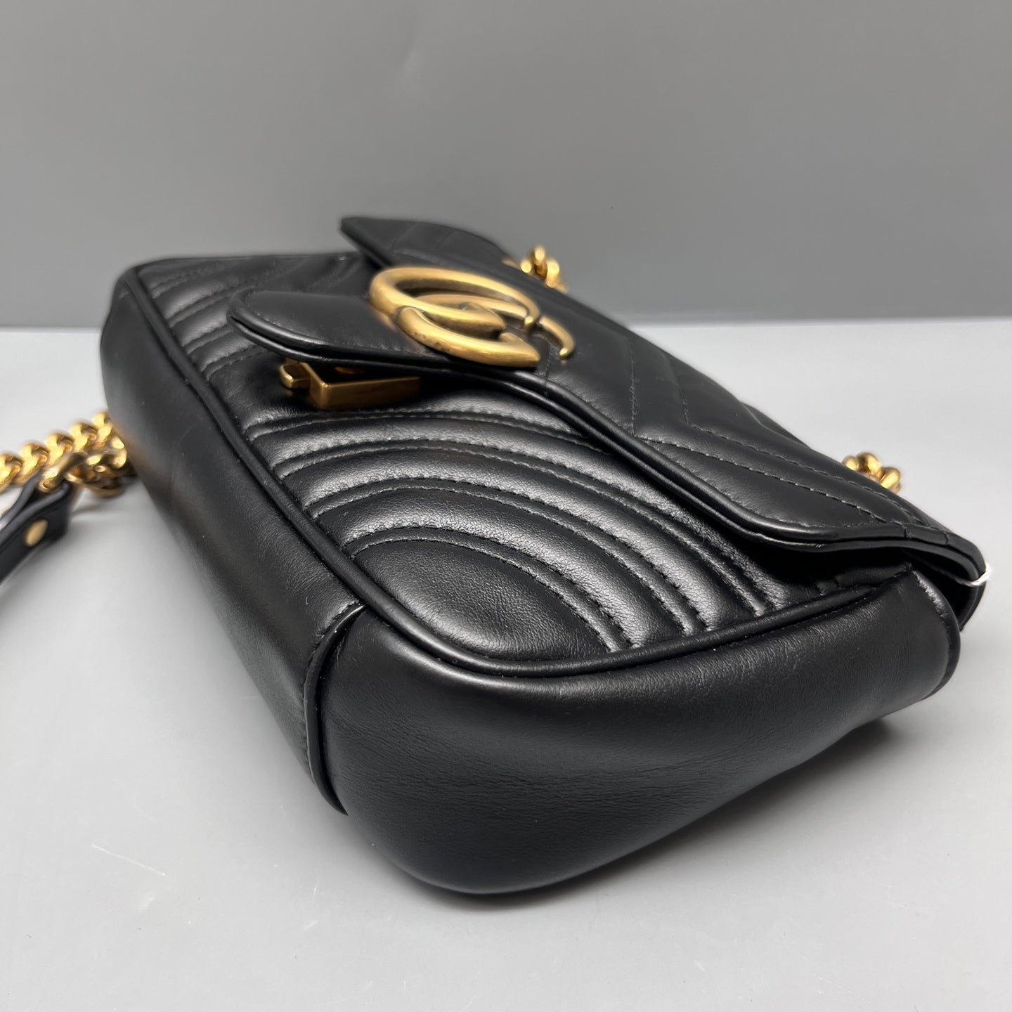 Gucci - Marmont - Leather - Black - (small)