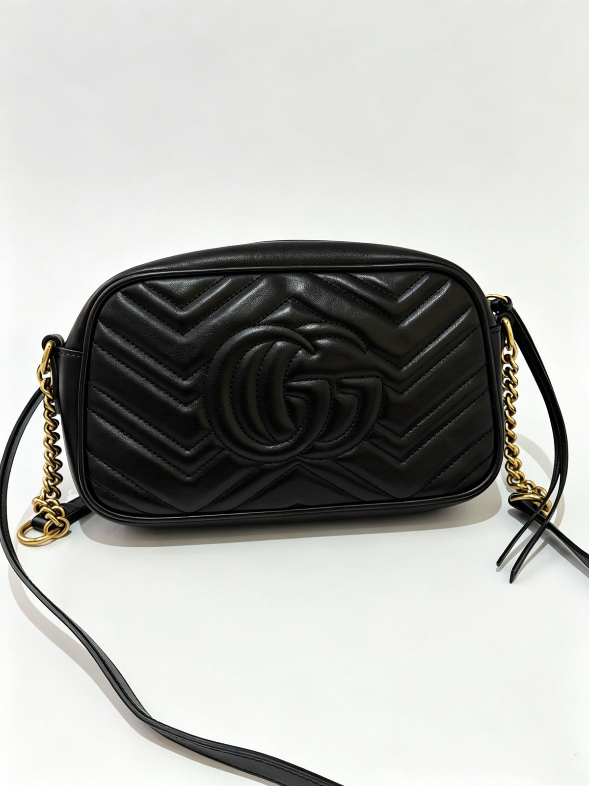 Gucci - Marmont - Leather - Black - (small)