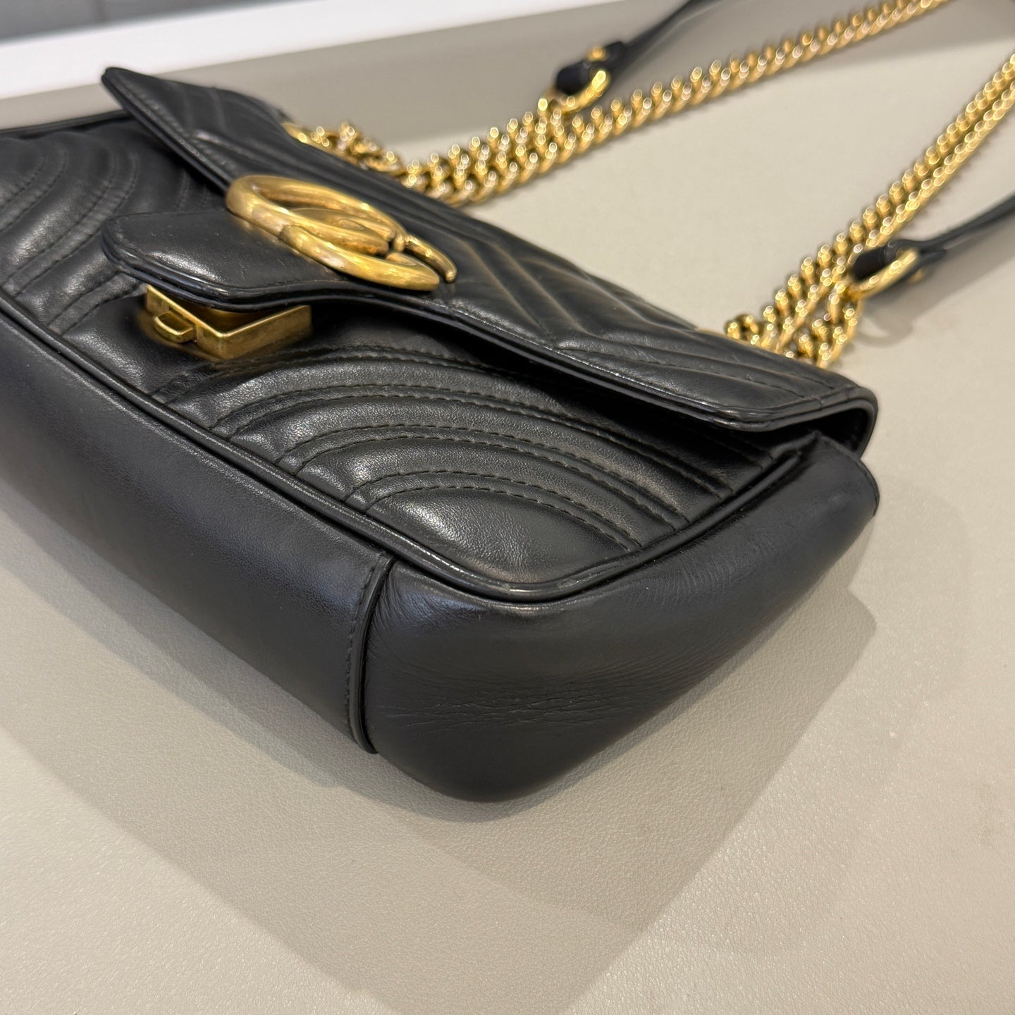 Gucci - Marmont - Leather - Black - (small)