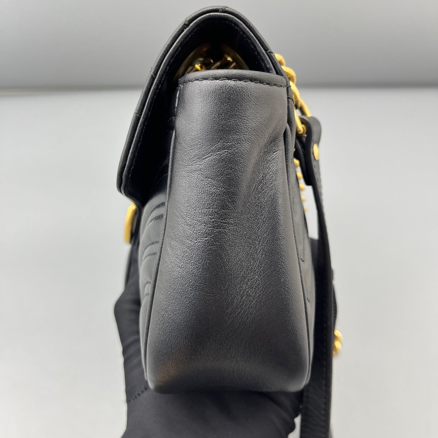 Gucci - Marmont - Leather - Black - (Small)