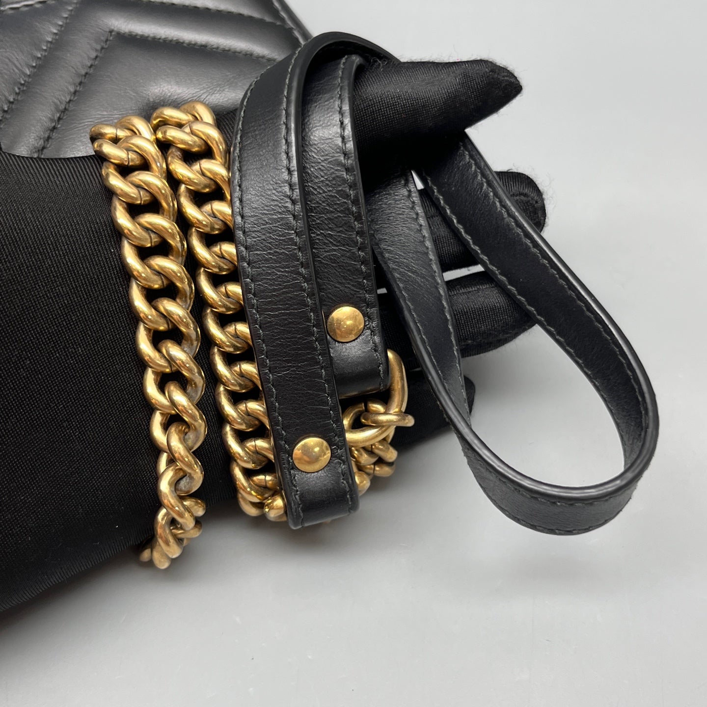Gucci - Marmont - Leather - Black - (small)