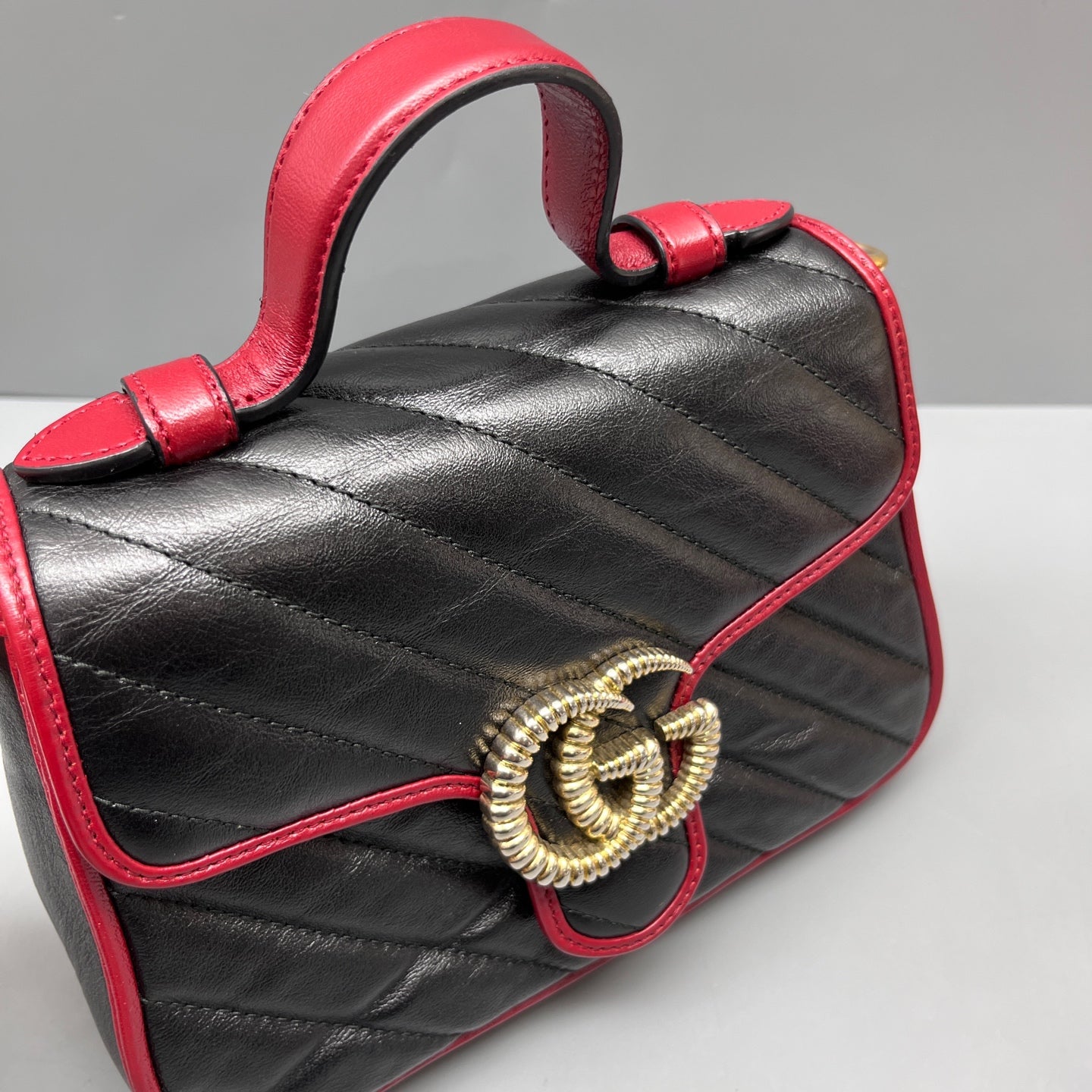 Gucci - Marmont - Leather - Black - (small)