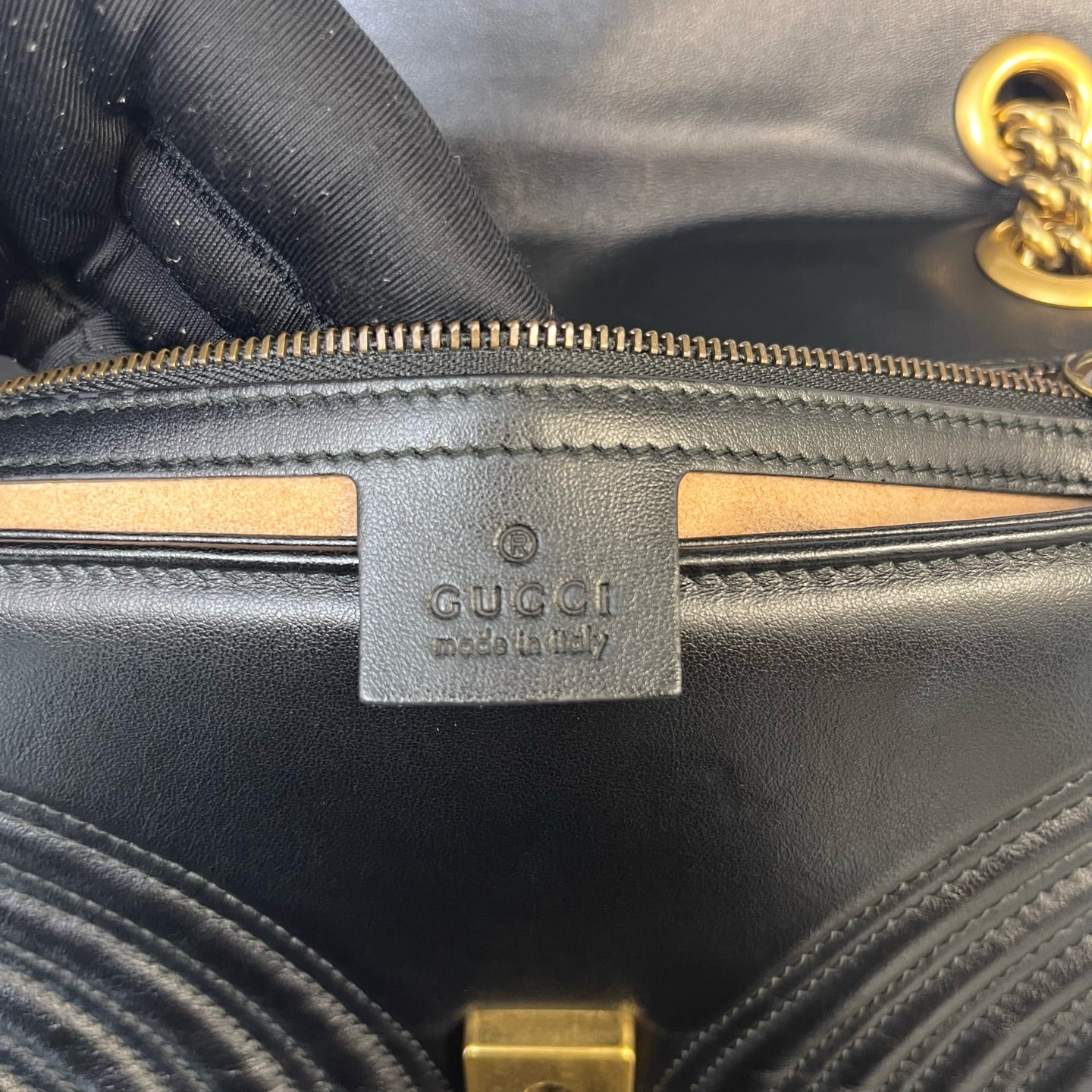 Gucci - Marmont - Leather - Black - (small)