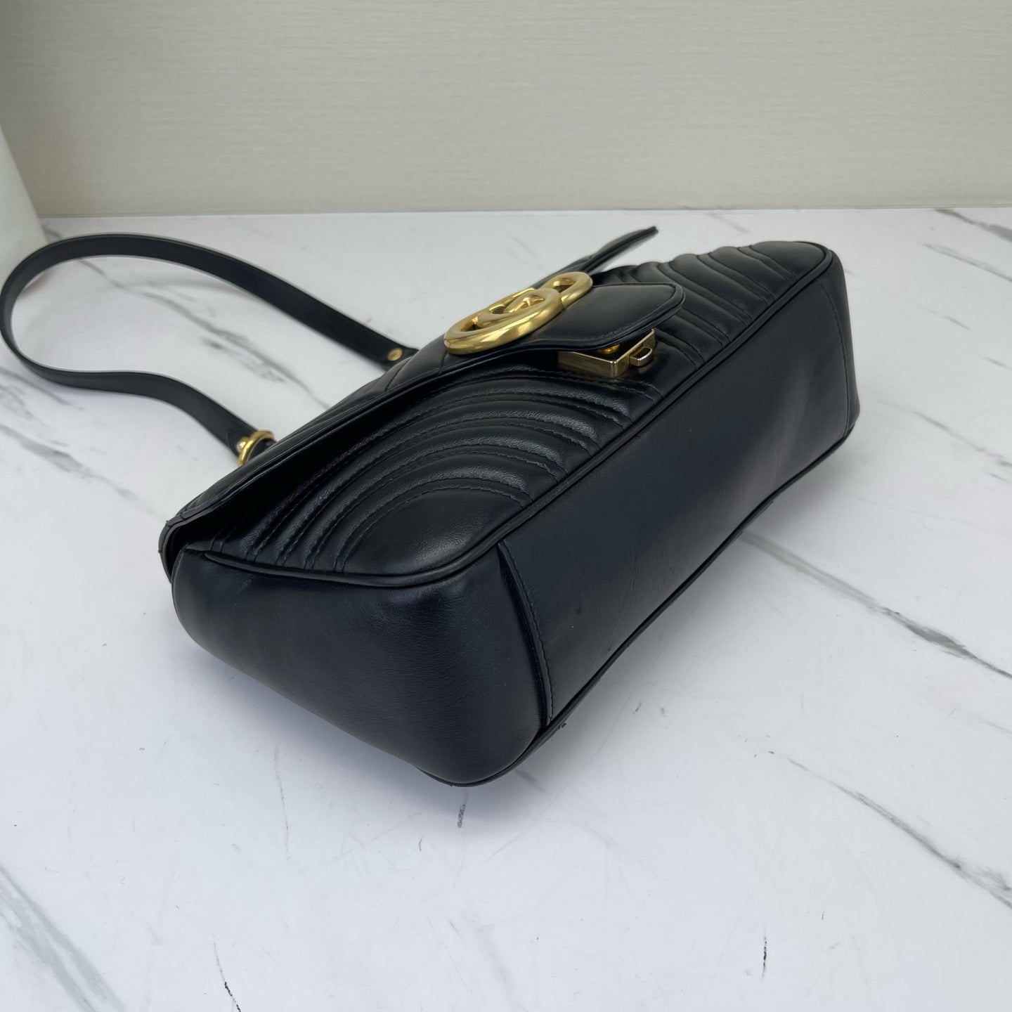 Gucci - Marmont - Leather - Black - (small)