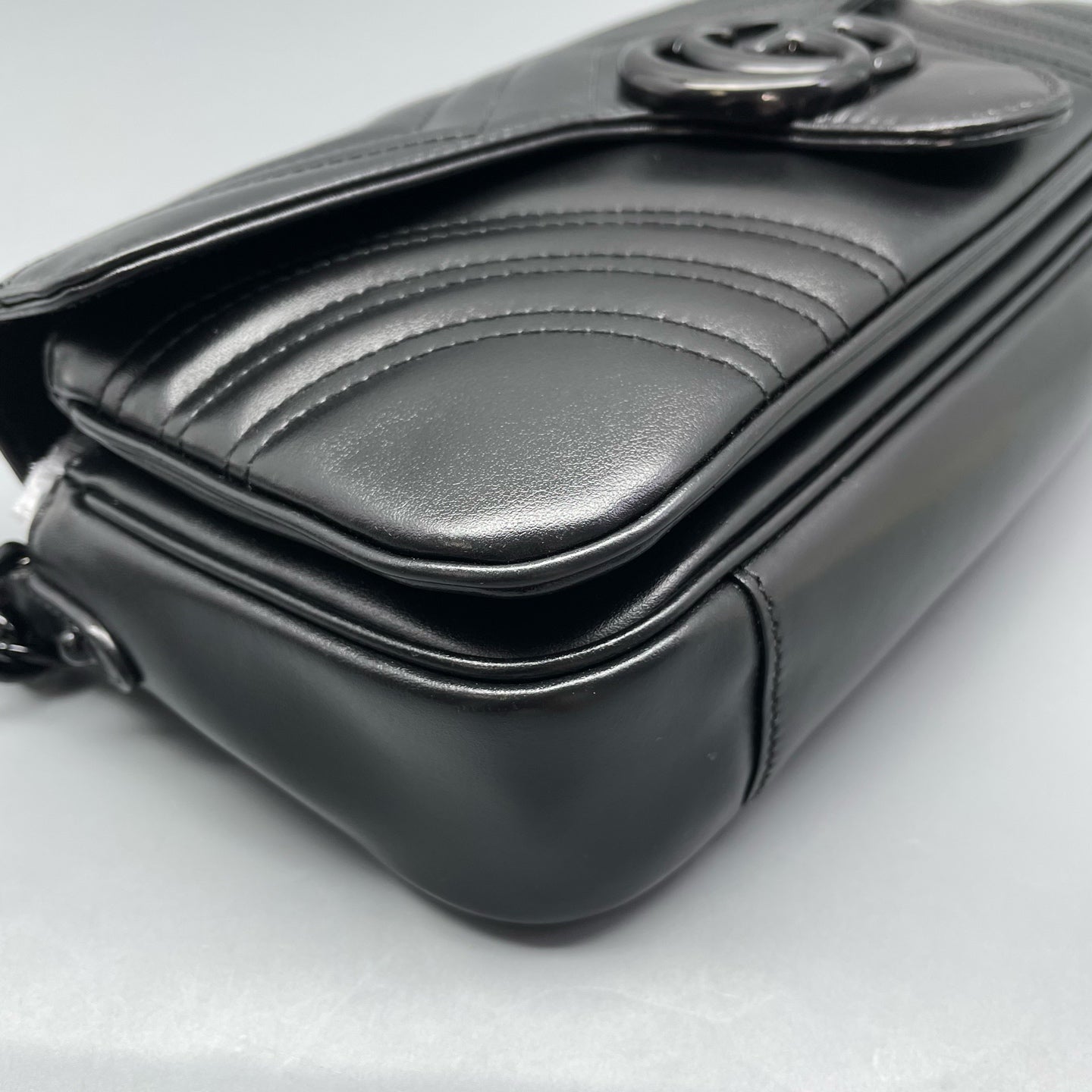 Gucci - Marmont - Leather - Black - (small)