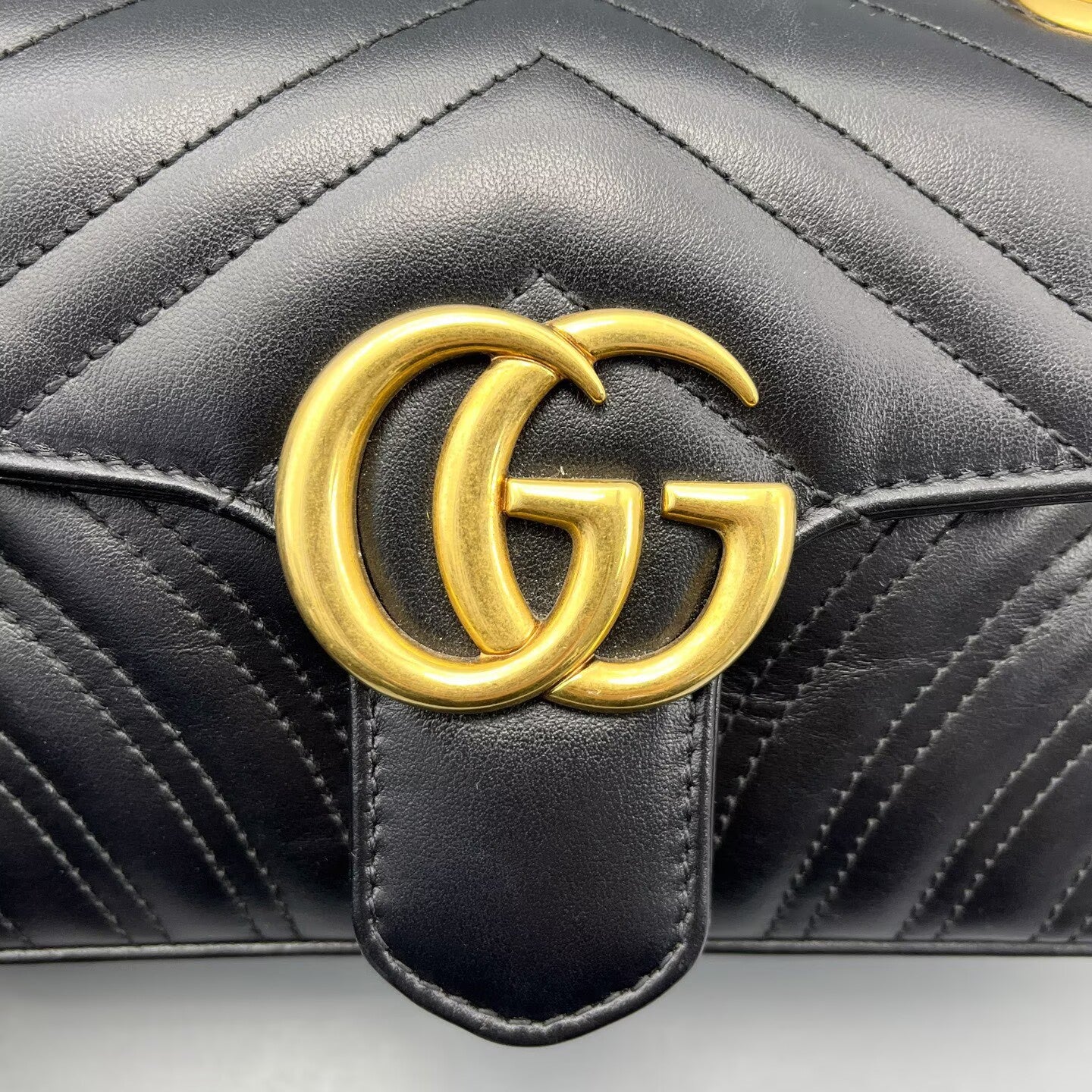 Gucci - Marmont - Leather - Black - (Small)