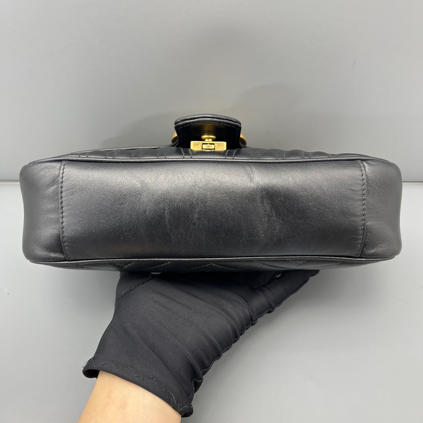 Gucci - Marmont - Leather - Black - (Small)
