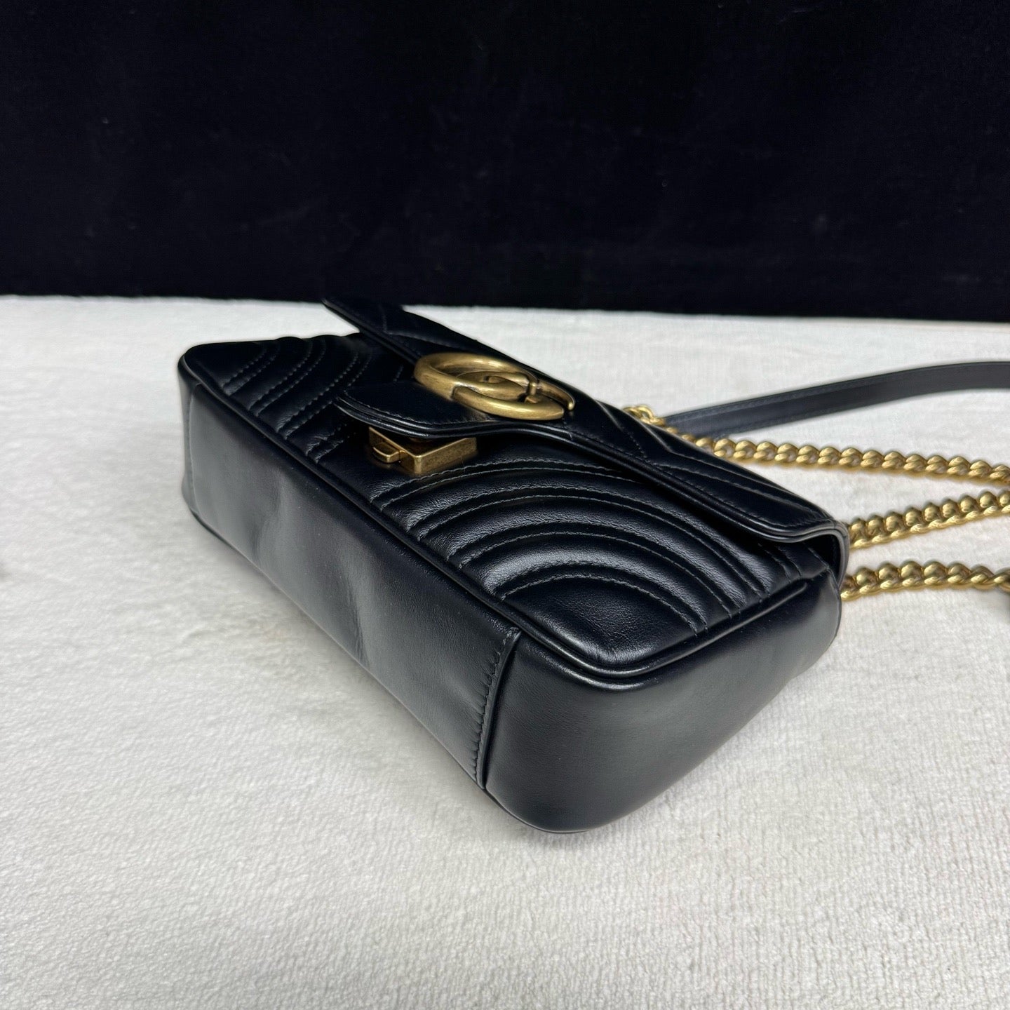 Gucci - Marmont - Leather - Black - (small)